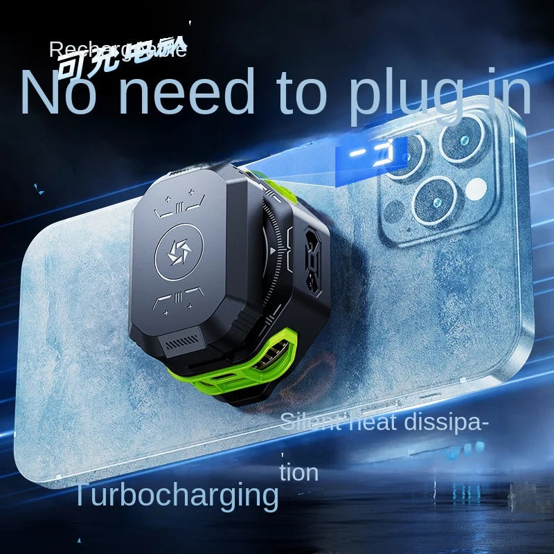 SL53 Mobile Phone Radiator Magnetic Absorption Digital Display Semiconductor Refrigeration Charging Model Cooling Battery