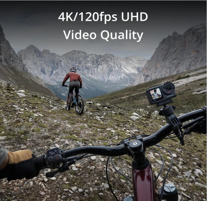 DJISI Osmo Action 4 Adventure Combo 4K Sport Cam Professional Waterproof 18m Cold Resistant Long Lasting HorizonSteady Camera