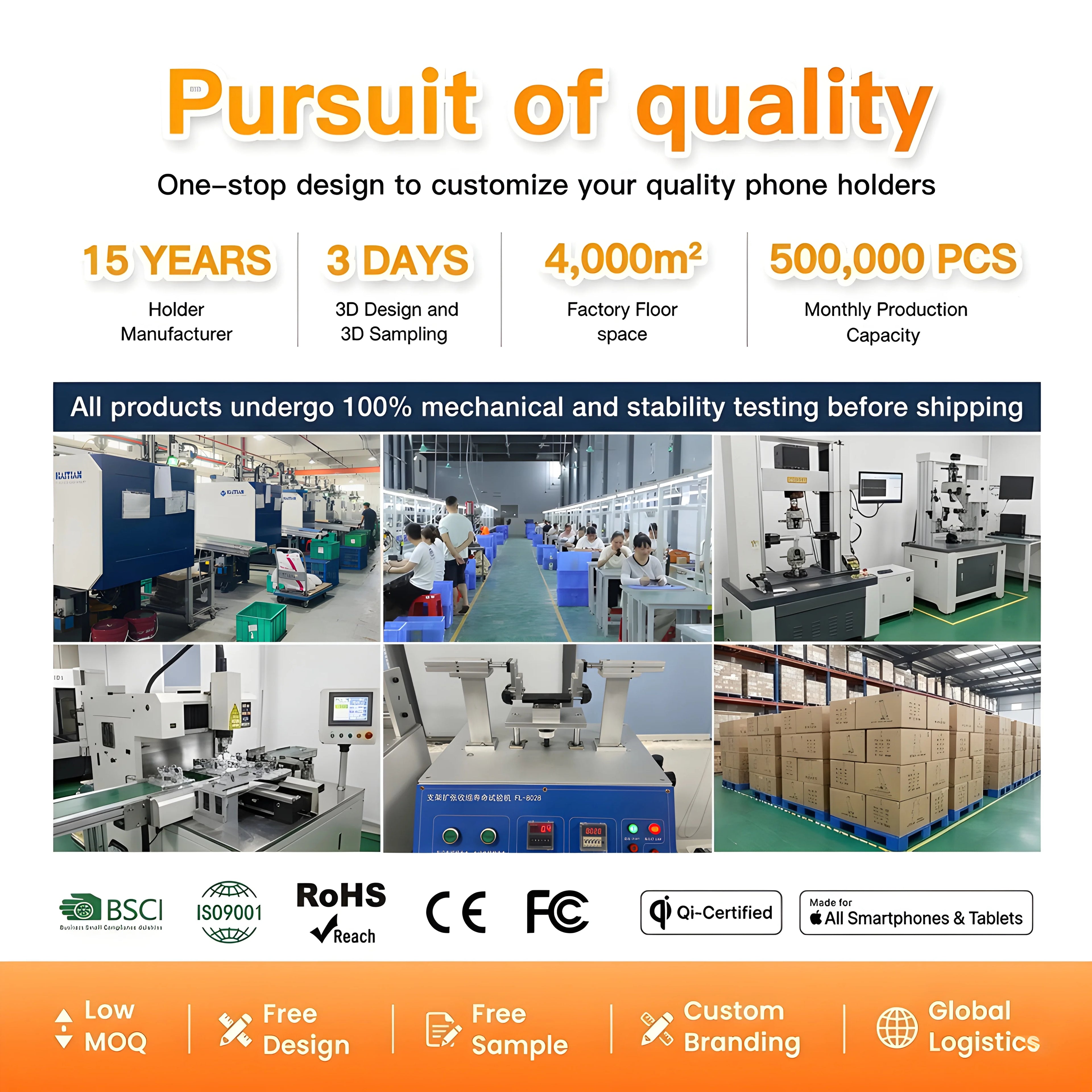 Lamicall BP07 Shockproof Bike Phone Holder Universal Motorcycle Phone Mount Stable Bicycle Phone Mount for Scooter Smart Phone