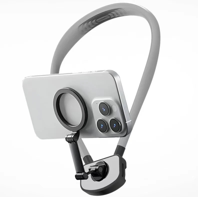 Adjustable Magnetic ABS Telesin Mobile Phone Holder for for 4-7.2 Popular Free-Hand Vlog Recording Flexible Desk Bed