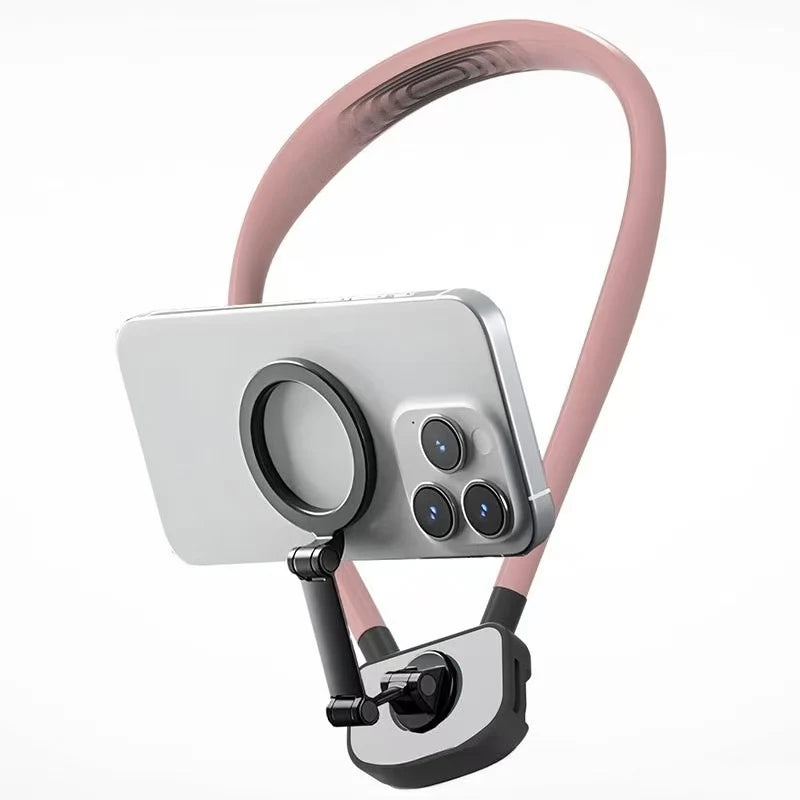 Adjustable Magnetic ABS Telesin Mobile Phone Holder for for 4-7.2 Popular Free-Hand Vlog Recording Flexible Desk Bed