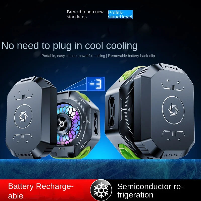 SL53 Mobile Phone Radiator Magnetic Absorption Digital Display Semiconductor Refrigeration Charging Model Cooling Battery