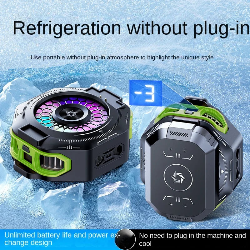 SL53 Mobile Phone Radiator Magnetic Absorption Digital Display Semiconductor Refrigeration Charging Model Cooling Battery