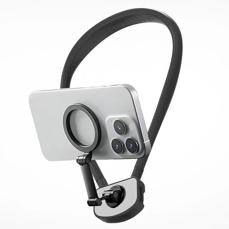 Adjustable Magnetic ABS Telesin Mobile Phone Holder for for 4-7.2 Popular Free-Hand Vlog Recording Flexible Desk Bed