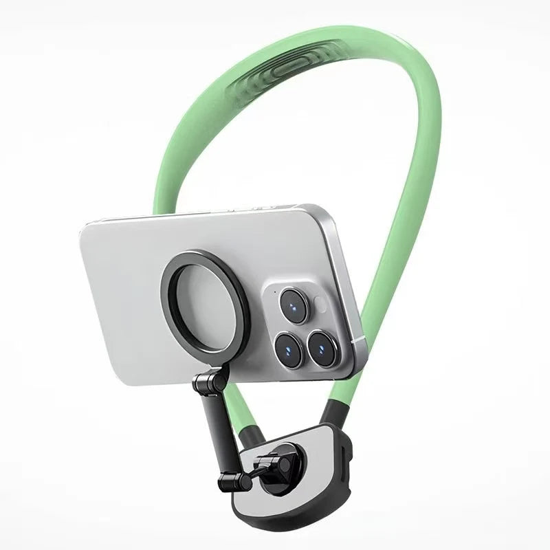 Adjustable Magnetic ABS Telesin Mobile Phone Holder for for 4-7.2 Popular Free-Hand Vlog Recording Flexible Desk Bed