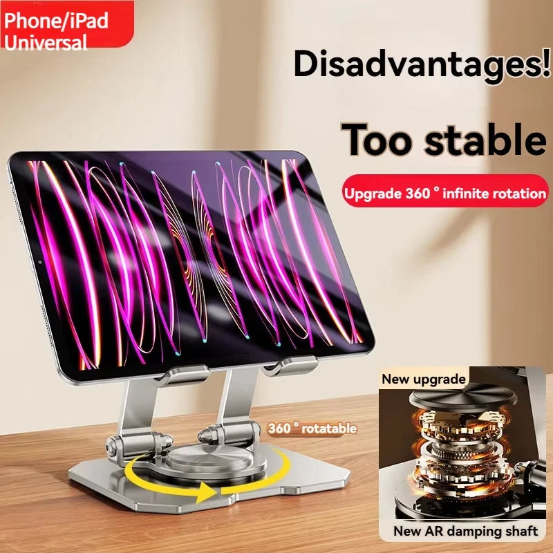 OEM Metal Carbon 360 Degree Rotation Laptop Tablet Stand Adjustable Laptop Stand for Desk Carbon Steel Computer Stand for Laptop