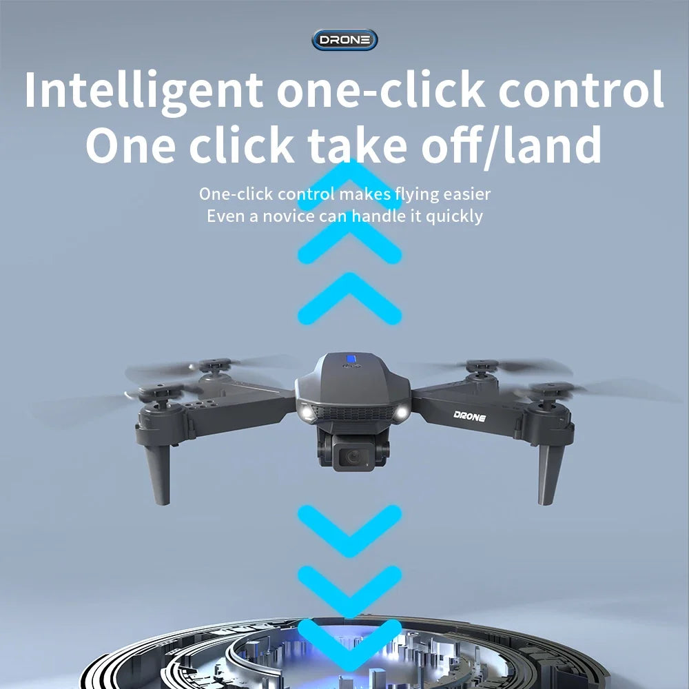 2025 E88 Professional HD 4K RC Drone Wide Angle Camera Foldable Helicopter Quadcopter Aircraft Kid Gift Toys By KBDFA