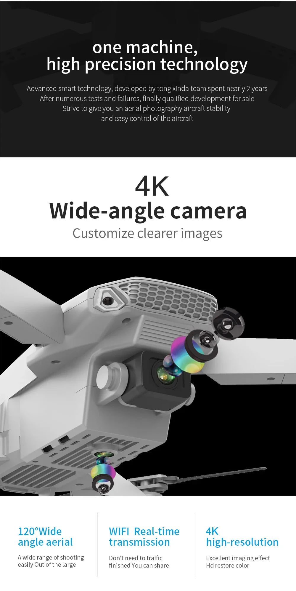 2025 E88 Professional HD 4K RC Drone Wide Angle Camera Foldable Helicopter Quadcopter Aircraft Kid Gift Toys By KBDFA