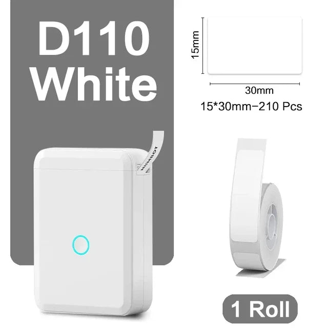 Niimbot D110 Portable Mini Printer Thermal Adhesive Sticker Label Printer Inkless Pocket Label Maker UV Printer For Mobile Label