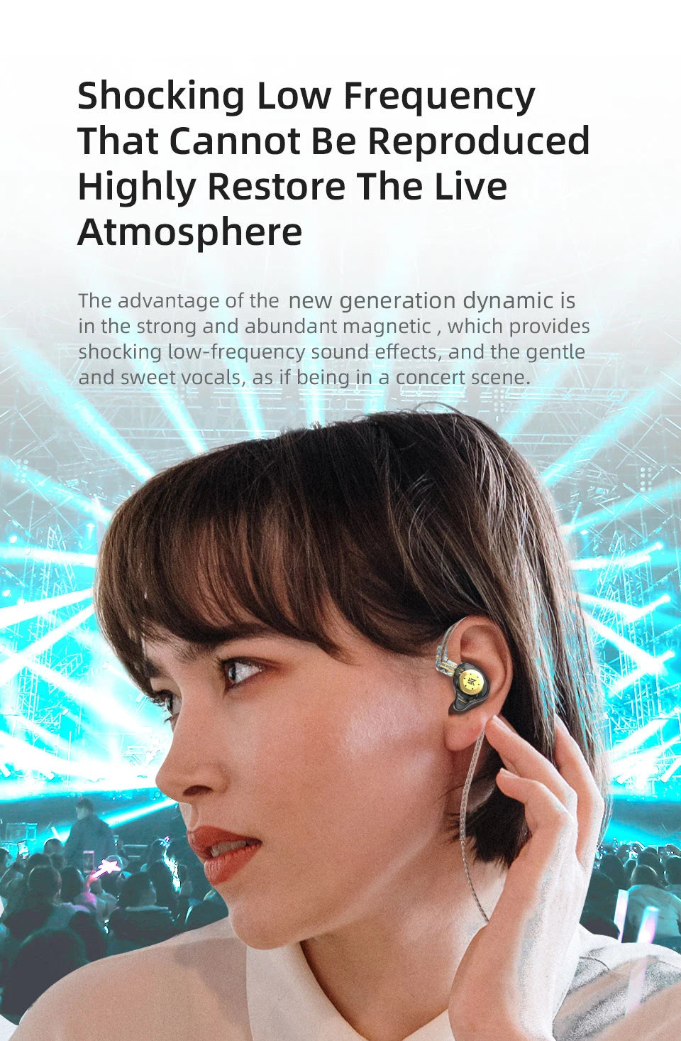 KZ EDX PRO 10mm Dual Magnetic Circuit Dynamic Drive Earphone HIFI Bass Earbud Sport Noise Cancelling Headset KZ ZSTX ZSN PRO ZAS
