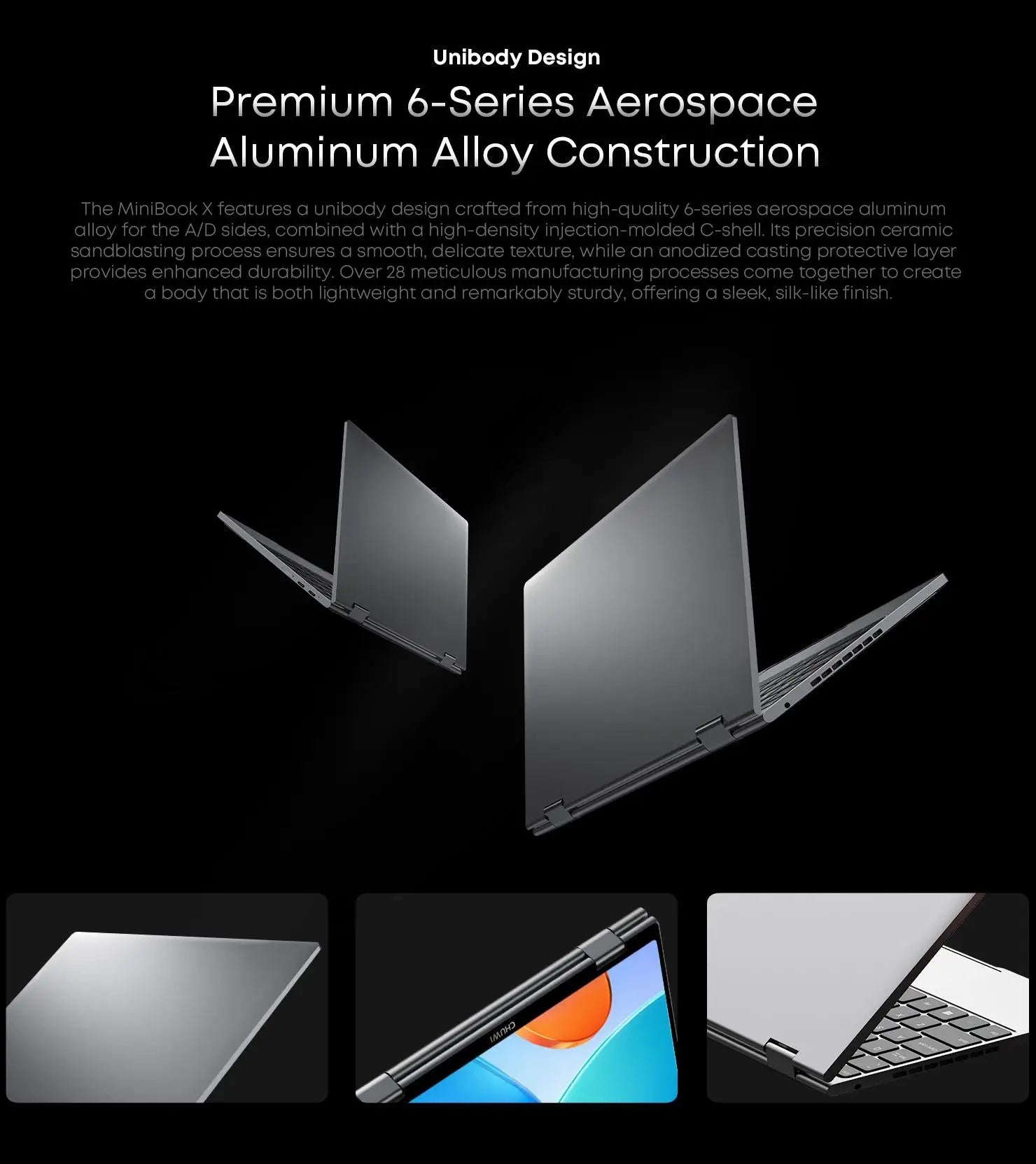 CHUWI MiniBook X 2 in 1 Laptop Intel N150(up to 3.6GHz) 512GB ROM 16GB LPDDR5 10.51" 1200x1920 FHD IPS Windows 11 Notebook